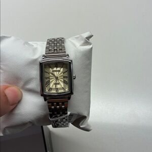 VDAY FLASH SALE STERLING SILVER WATCH Bright Yellow Storage Box MICHELE INSPO